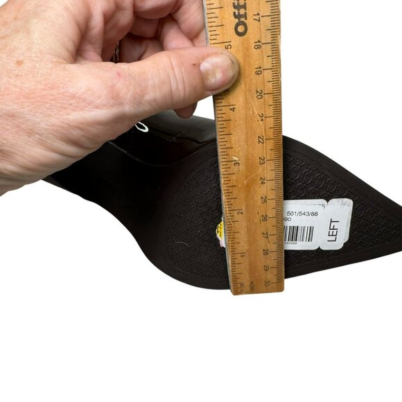 Circus NY Sam Edelman Yuki Burgundy Patent Pointed Toe Kitten Heel Booties SZ 7 - Picture 11 of 15